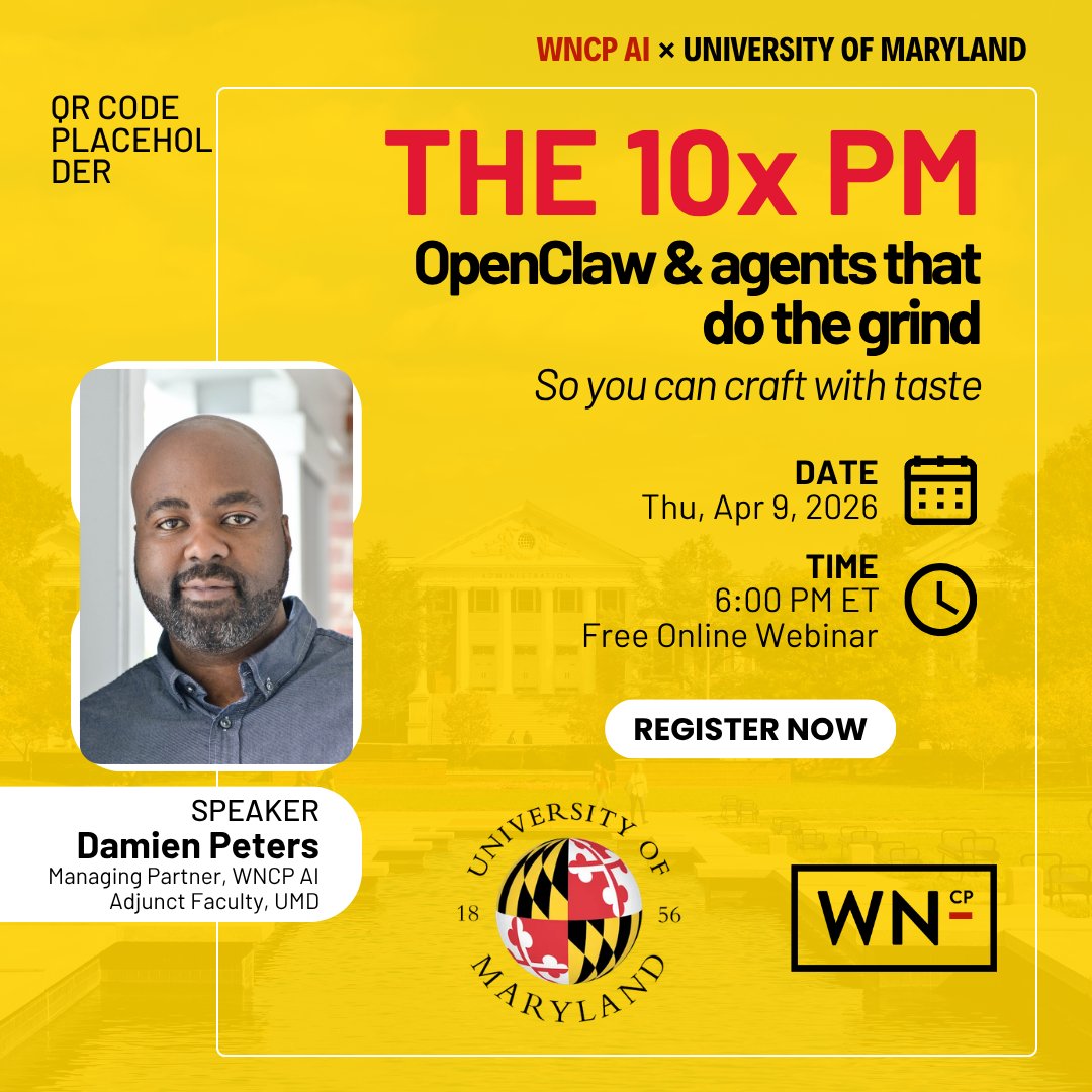 The 10x PM event graphic